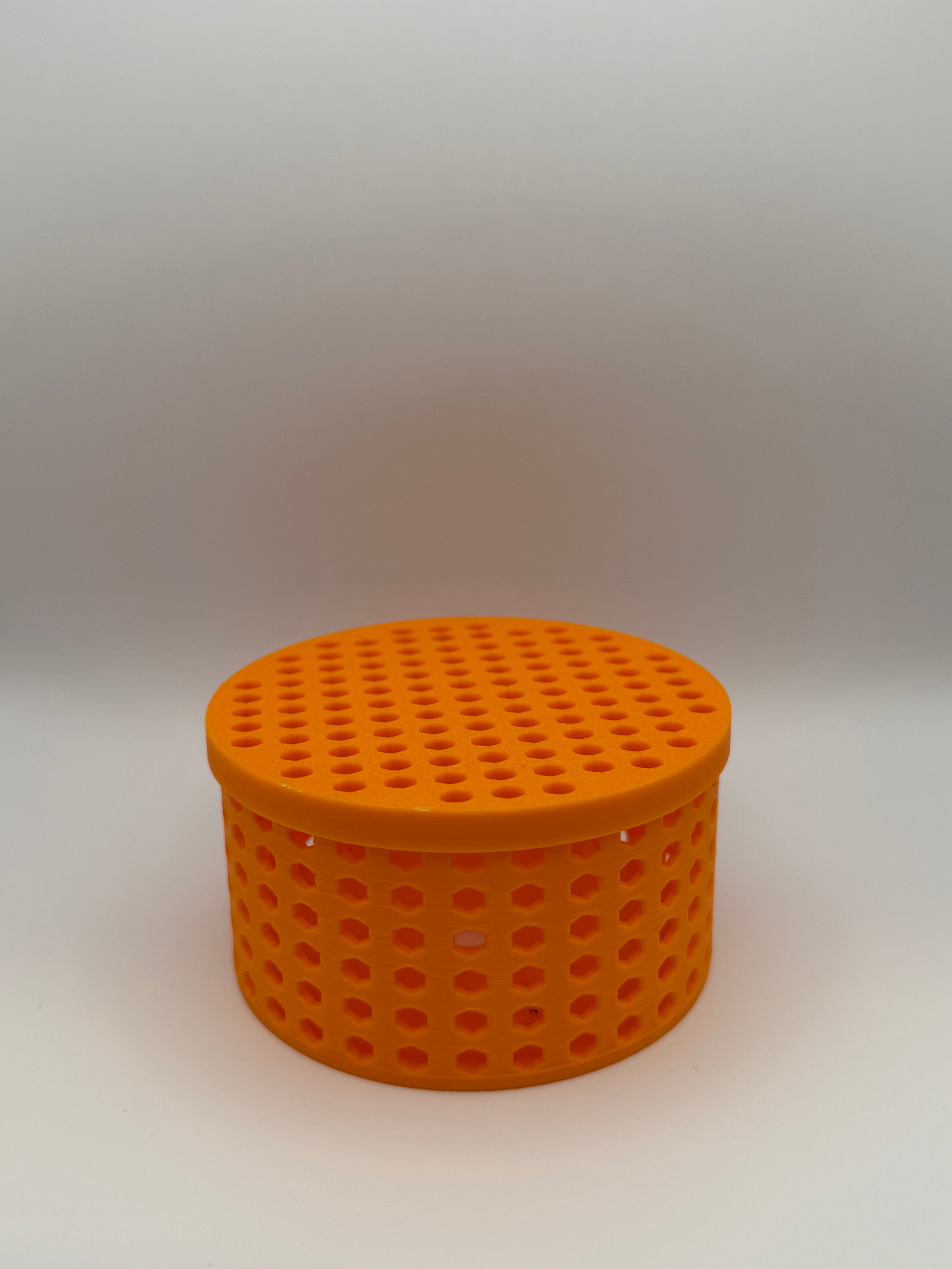 Large Mushroom Coral Frag Cage – Orange