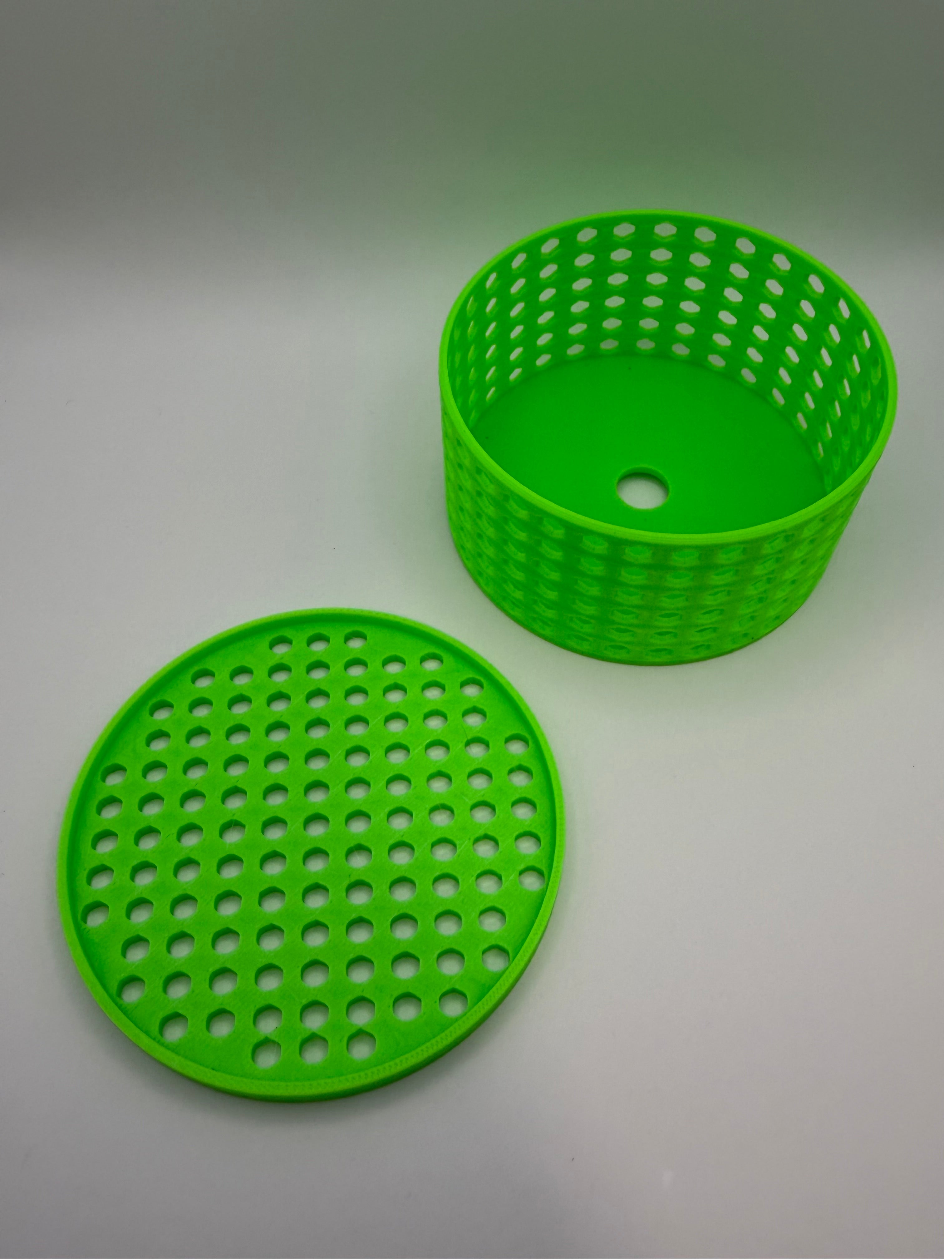 Large Mushroom Coral Frag Cage – Green